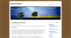 Desktop Screenshot of news.eastsidechurchofchrist.org