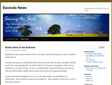 Tablet Screenshot of news.eastsidechurchofchrist.org